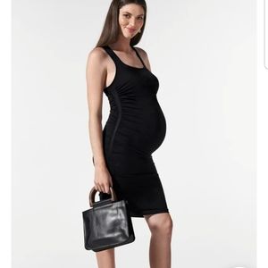 Racer back maternity dress